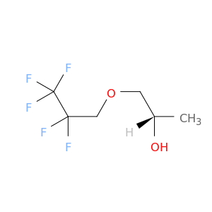 2-Propanol, 1-(2,2,3,3,3-pentafluoropropoxy)-, (2S)-