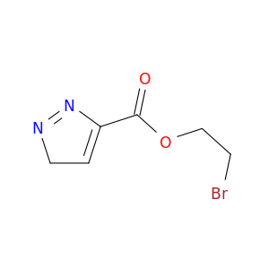 3H-Pyrazole-5-carboxylic acid, 2-bromoethyl ester