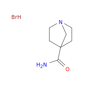 1-azabicyclo[2.2.1]heptane-4-carboxamide hydrobromide