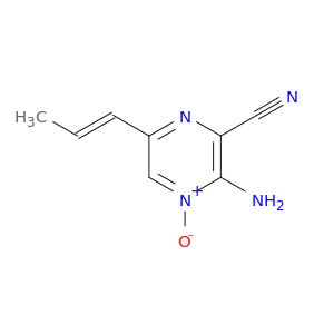 Pyrazinecarbonitrile,3-amino-6-(1-propenyl)-, 4-oxide, (E)- (9CI)