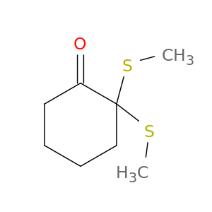 Cyclohexanone, 2,2-bis(methylthio)-