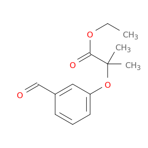 Propanoic acid, 2-(3-formylphenoxy)-2-methyl-, ethyl ester