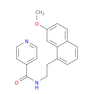 4-Pyridinecarboxamide,N-[2-(7-methoxy-1-naphthalenyl)ethyl]-
