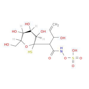 b-D-Glucopyranose, 1-thio-,1-[3-hydroxy-N-(sulfooxy)-4-pentenimidate]