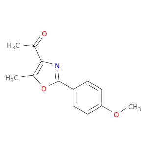 Ethanone, 1-[2-(4-methoxyphenyl)-5-methyl-4-oxazolyl]-