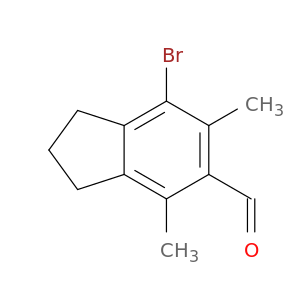 1H-Indene-5-carboxaldehyde, 7-bromo-2,3-dihydro-4,6-dimethyl-