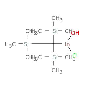 Indium, chlorohydroxy[tris(trimethylsilyl)methyl]-