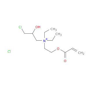 1-丙氨酸,3-氯-N,N-二乙基-2-羟基-N-[2-[(1-氧代-2-丙烯-1-基)氧化]-,氯化物(1：1)