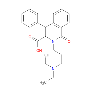 3-Isoquinolinecarboxylicacid, 2-[3-(diethylamino)propyl]-1,2-dihydro-1-oxo-4-phenyl-