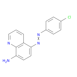8-Quinolinamine, 5-[(4-chlorophenyl)azo]-