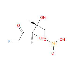 D-erythro-2-Pentulose,1-deoxy-1-fluoro-, 5-(dihydrogen phosphate)