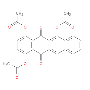 5,12-Naphthacenedione, 1,4,6-tris(acetyloxy)-