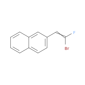 Naphthalene, 2-(2-bromo-2-fluoroethenyl)-