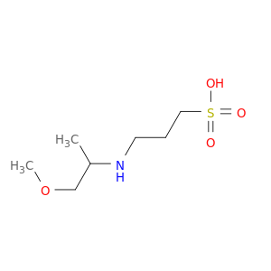 1-Propanesulfonic acid, 3-[(2-methoxy-1-methylethyl)amino]-