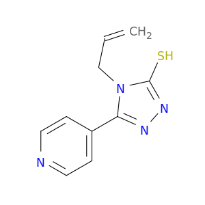 3H-1,2,4-三唑-3-硫酮,2,4-二氢-4-(2-丙烯基)-5-(4-吡啶基)-