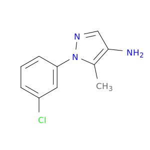 1-(3-chlorophenyl)-5-methyl-1H-pyrazol-4-amine