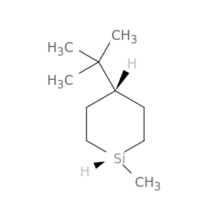 Silacyclohexane, 4-(1,1-dimethylethyl)-1-methyl-, cis-