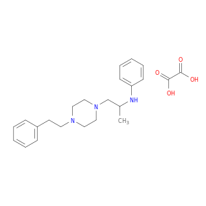 oxalic acid; N-[1-(4-phenethylpiperazin-1-yl)propan-2-yl]aniline