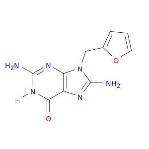 6H-Purin-6-one, 2,8-diamino-9-(2-furanylmethyl)-1,9-dihydro-