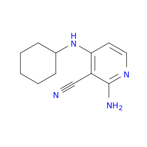 3-Pyridinecarbonitrile,2-amino-4-(cyclohexylamino)-