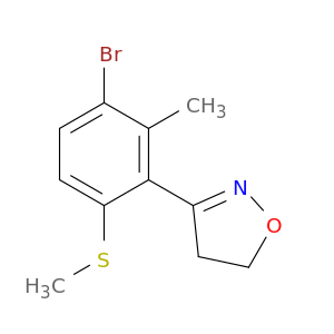 Isoxazole, 3-[3-bromo-2-methyl-6-(methylthio)phenyl]-4,5-dihydro-