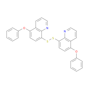 Quinoline, 8,8'-dithiobis[5-phenoxy-