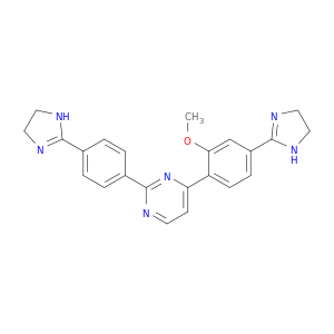 Pyrimidine,4-[4-(4,5-dihydro-1H-imidazol-2-yl)-2-methoxyphenyl]-2-[4-(4,5-dihydro-1H-imidazol-2-yl)phenyl]-