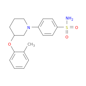 4-[3-(2-甲基苯氧基)-1-哌啶基]苯磺酰胺