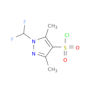 1-(Difluoromethyl)-3,5-dimethyl-1H-pyrazole-4-sulfonyl chloride