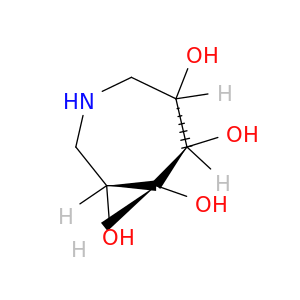 1H-Azepine-3,4,5,6-tetrol, hexahydro-, (3R,4R,5R,6S)-