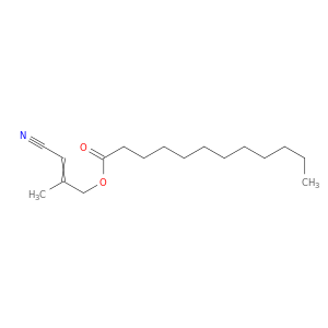 Dodecanoic acid, 3-cyano-2-methyl-2-propenyl ester