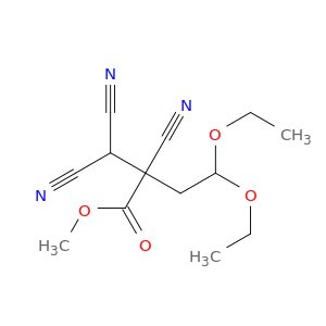Butanoic acid, 2-cyano-2-(dicyanomethyl)-4,4-diethoxy-, methyl ester