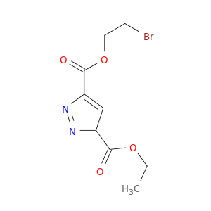 3H-Pyrazole-3,5-dicarboxylic acid, 5-(2-bromoethyl) 3-ethyl ester