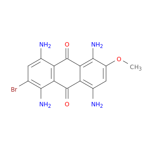 9,10-Anthracenedione, 1,4,5,8-tetraamino-2-bromo-6-methoxy-