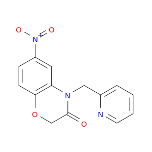 6-硝基-4-(2-吡啶甲基)-1,4-苯并噁嗪-3-酮