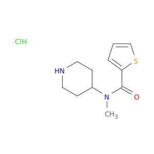 噻吩-2-羧酸甲基-哌啶-4-基-酰胺盐酸盐