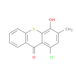9H-Thioxanthen-9-one, 1-chloro-4-hydroxy-3-methyl-