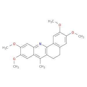 Benz[c]acridine, 5,6-dihydro-2,3,9,10-tetramethoxy-7-methyl-