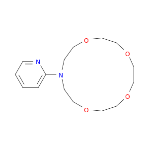 1,4,7,10-Tetraoxa-13-azacyclopentadecane, 13-(2-pyridinyl)-