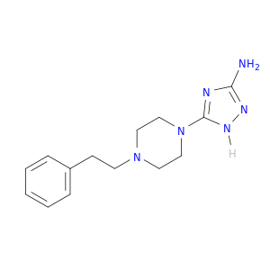 1H-1,2,4-Triazol-3-amine, 5-[4-(2-phenylethyl)-1-piperazinyl]-