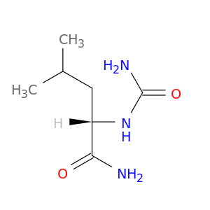 Pentanamide, 2-[(aminocarbonyl)amino]-4-methyl-, (2S)-