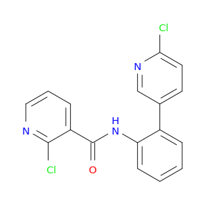 3-Pyridinecarboxamide, 2-chloro-N-[2-(6-chloro-3-pyridinyl)phenyl]-