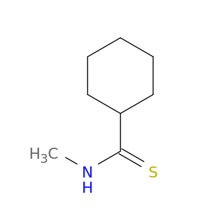 Cyclohexanecarbothioamide, N-methyl-