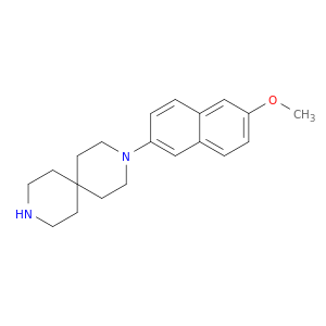 3-(6-甲氧基-2-萘基)-3,9-diazaspiro[5.5]未甲烷