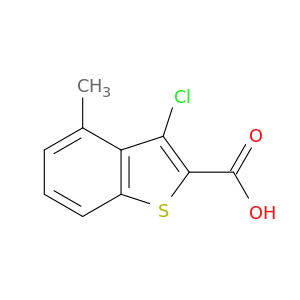 3-氯-4-甲基-1-苯并噻吩-2-羧酸