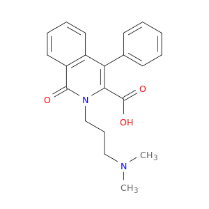 3-Isoquinolinecarboxylicacid, 2-[3-(dimethylamino)propyl]-1,2-dihydro-1-oxo-4-phenyl-