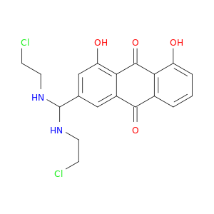 9,10-Anthracenedione,3-[[bis(2-chloroethyl)amino]methyl]-1,8-dihydroxy-