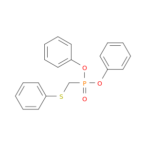 Phosphonic acid, [(phenylthio)methyl]-, diphenyl ester