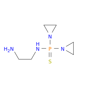 Phosphinothioic amide, N-(2-aminoethyl)-P,P-bis(1-aziridinyl)-