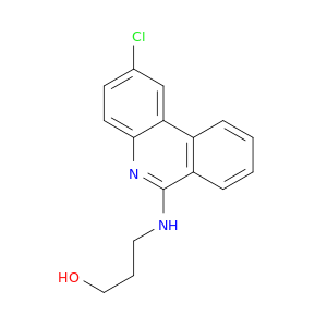 1-Propanol,3-[(2-chloro-6-phenanthridinyl)amino]-